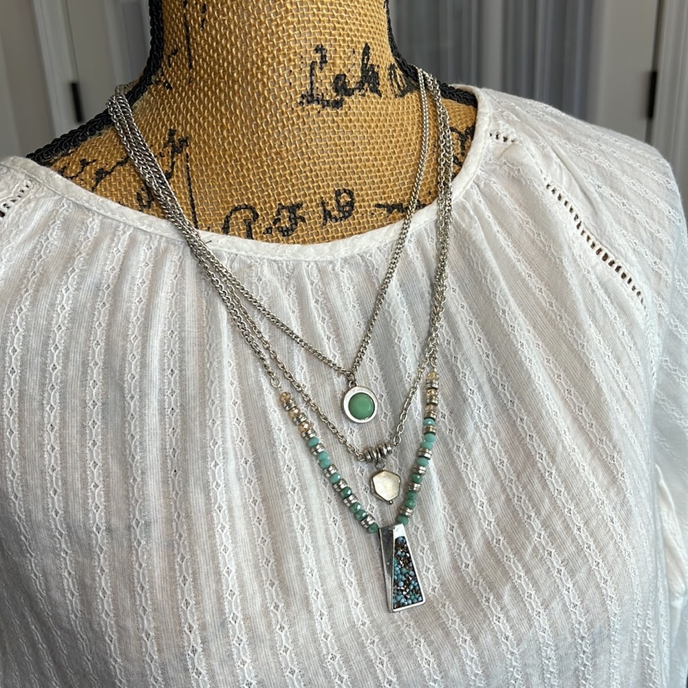 Kenneth Cole Triple Strand necklace